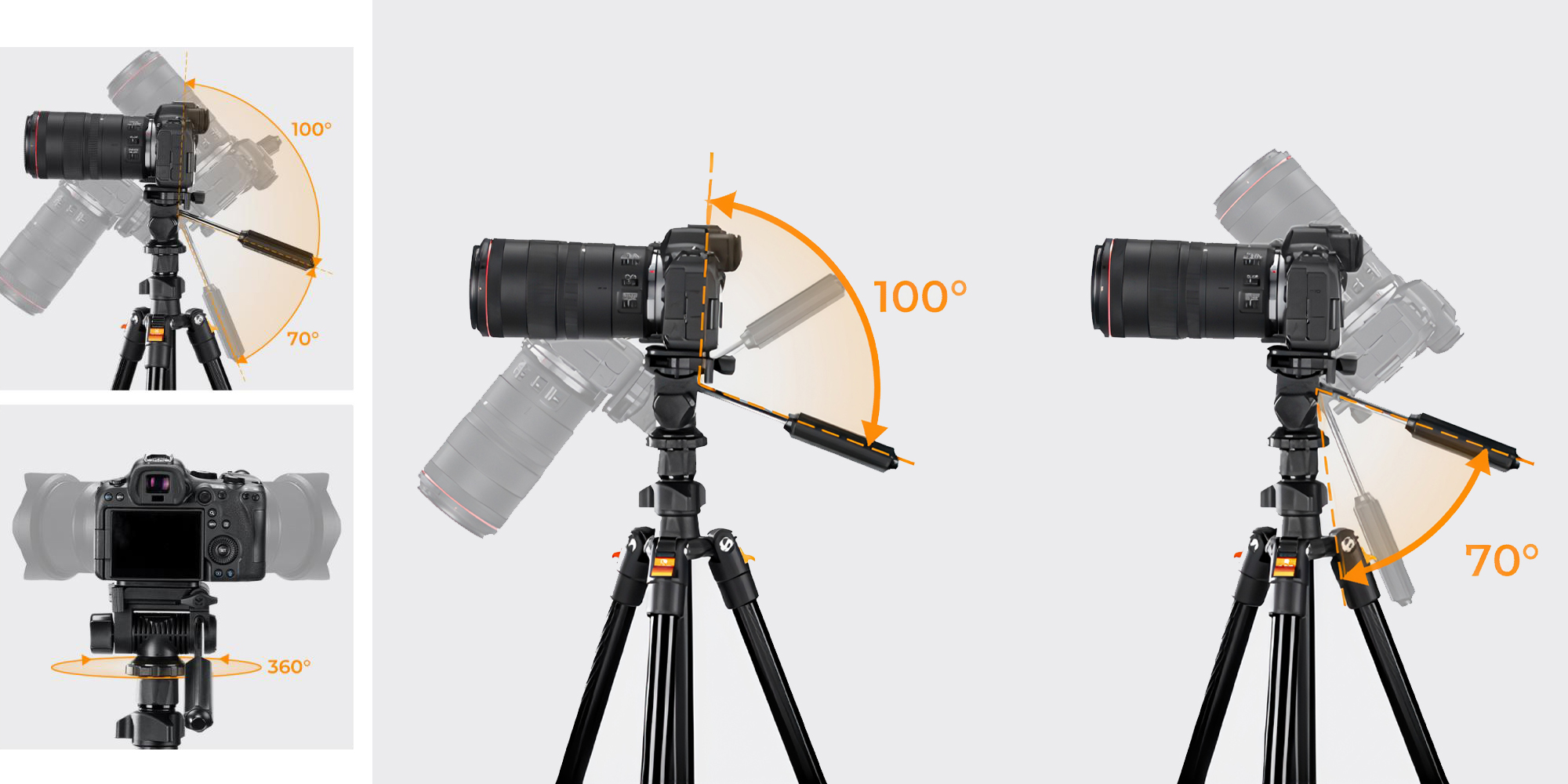 Statyw video K&F Concept K-Series K234A0 - Idealny wybór dla twórców video